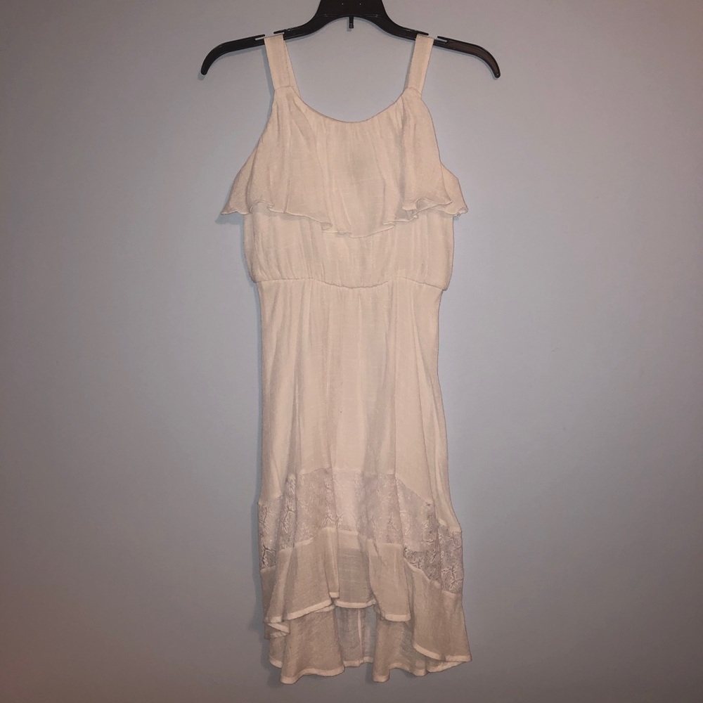 BCX Girl White High Low Sundress